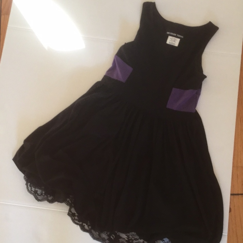 Black w purple Un Deux Trois Fun Bubble Dress